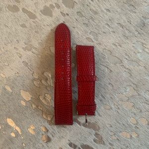 MICHELE Lizard Watch Strap for 18MM Watch